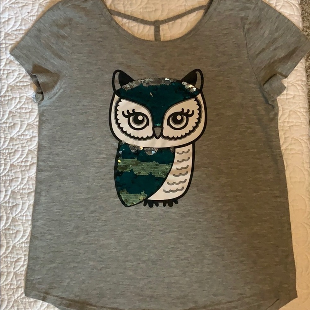 Girls Justice Girls Owl Top
